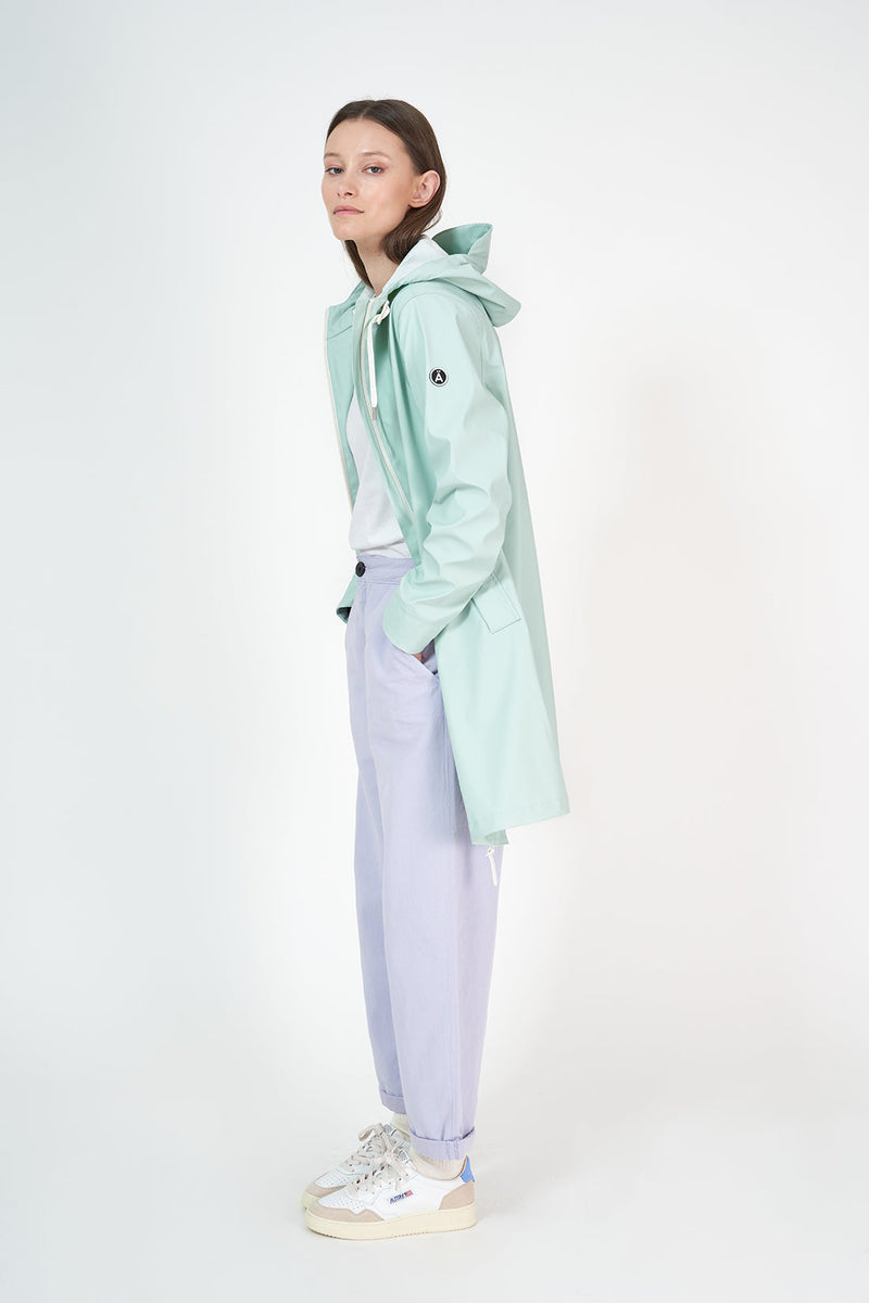 Women's waterproof raincoat. Nuovola Blue – Tantä Rainwear
