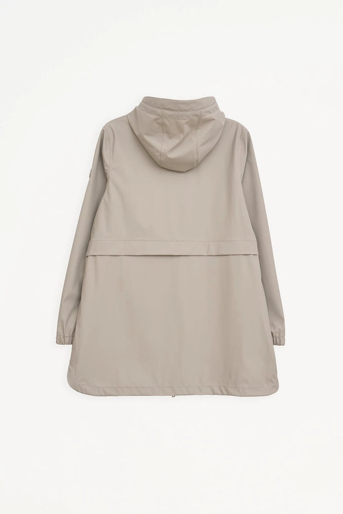 Chaqueta impermeable Brouillard de Mujer Tantä. Color gris
