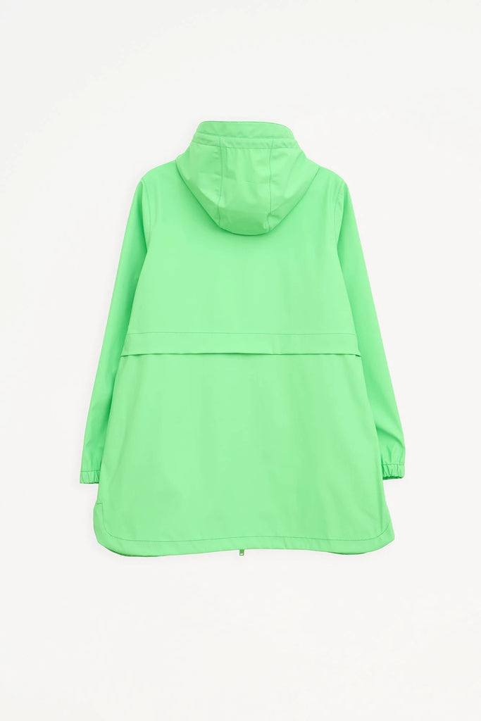  Chaqueta impermeable Brouillard de Mujer Tantä. Color verde menta. 