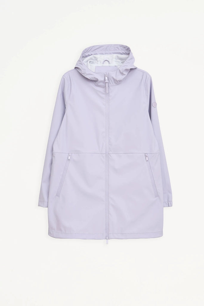 Chaqueta impermeable Brouillard de mujer Tantä. Color lila