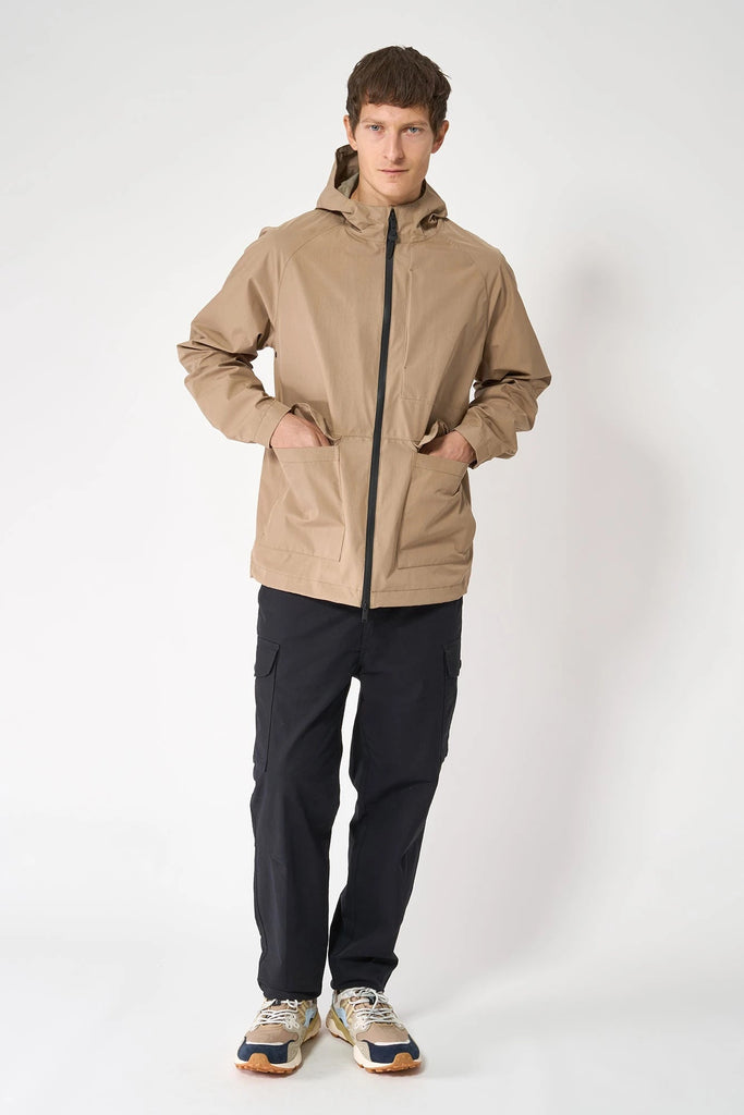Chaqueta impermeable y transpirable Ceo de Tantä Hombre. Marrón