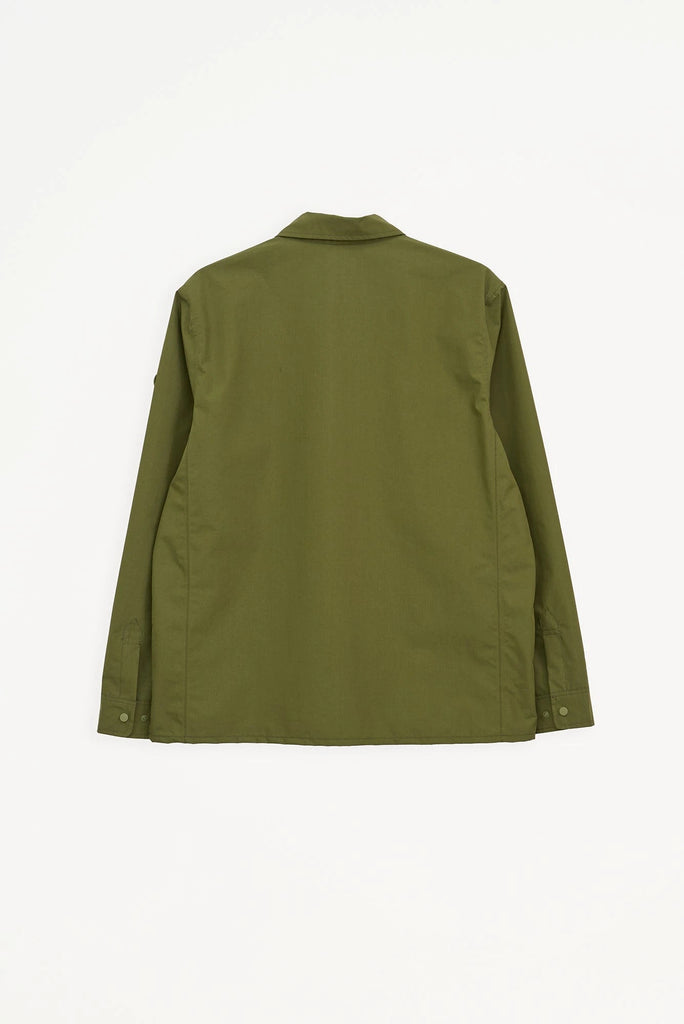 Chaqueta impermeable tipo sobrecamisa de hombre Tantä. Verde