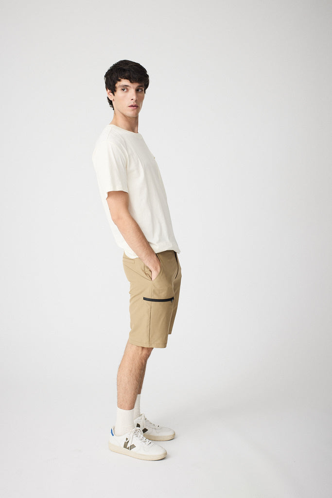  Bermudas de hombre corte estándar Marrón
