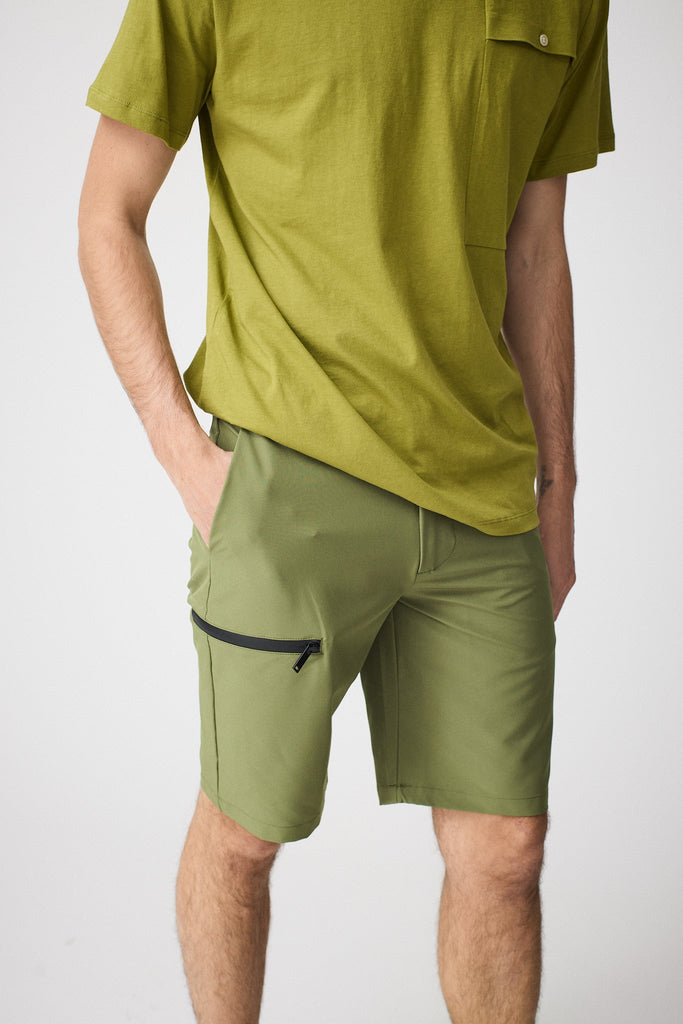  Bermudas de hombre corte estándar verdes