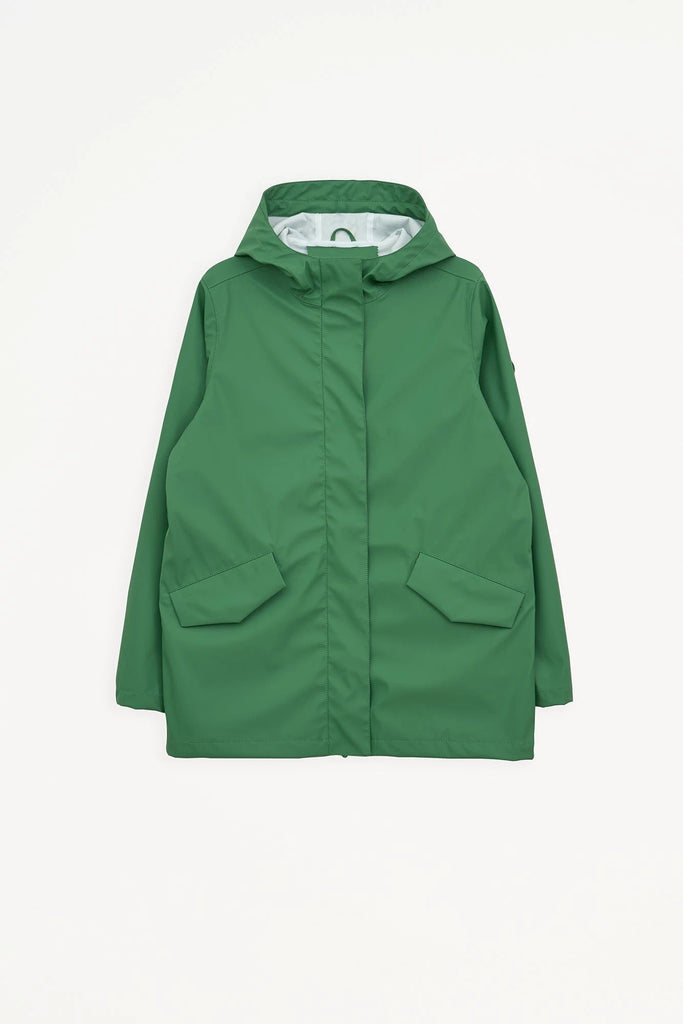  Chaqueta Impermeable Niebla de Mujer Tantä. color verde. 100% Impermeable