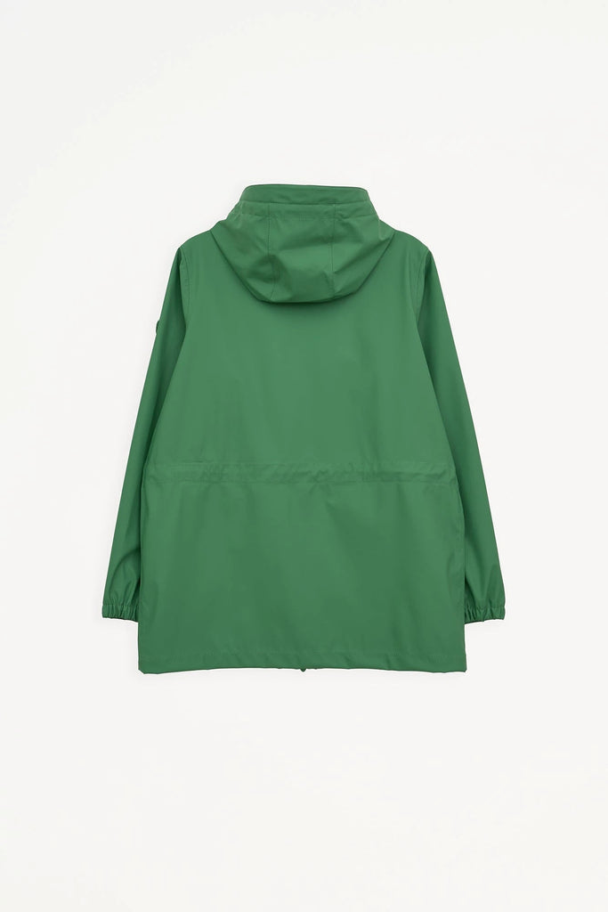  Chaqueta Impermeable Niebla de Mujer Tantä. color verde. 100% Impermeable
