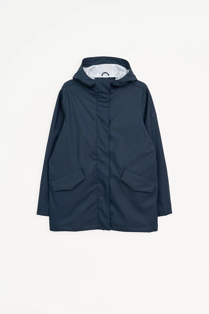  Chaqueta 100% Impermeable  de Mujer Niebla. Tantä. Color Azul Marino 