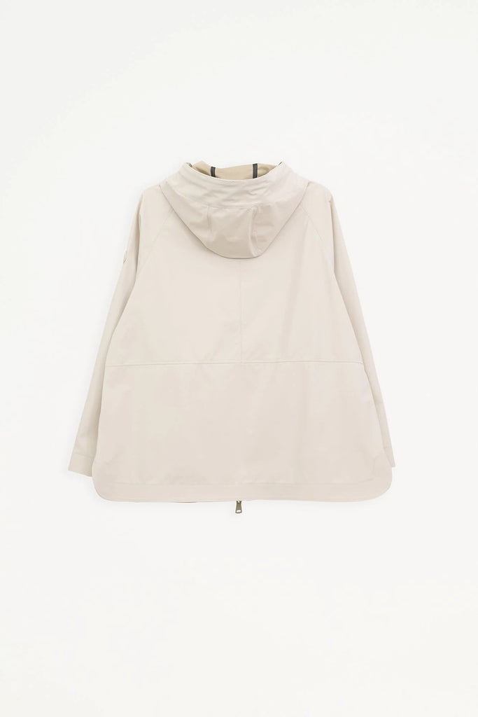 Chaqueta impermeable sport de mujer Noe en softshell. Tantä. Color Blanco roto