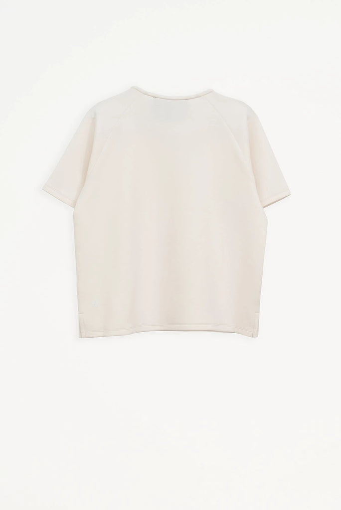  Jersey Mujer de cuello redondo Tantä Color Blanco roto. 