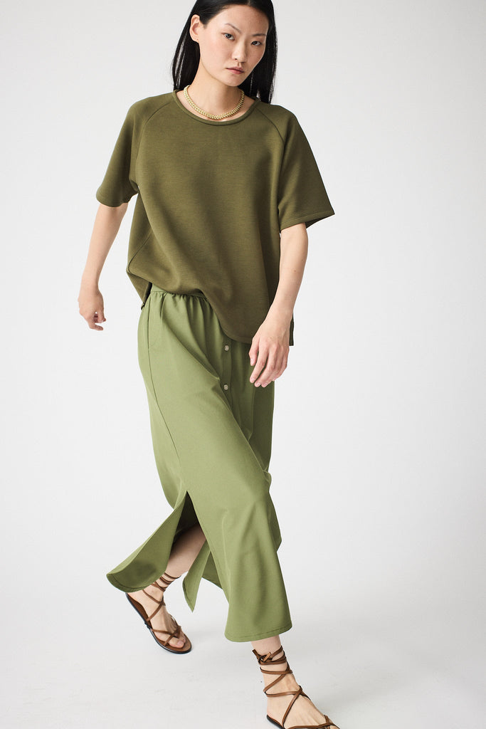  Jersey Mujer de cuello redondo Tantä Color verde. 
