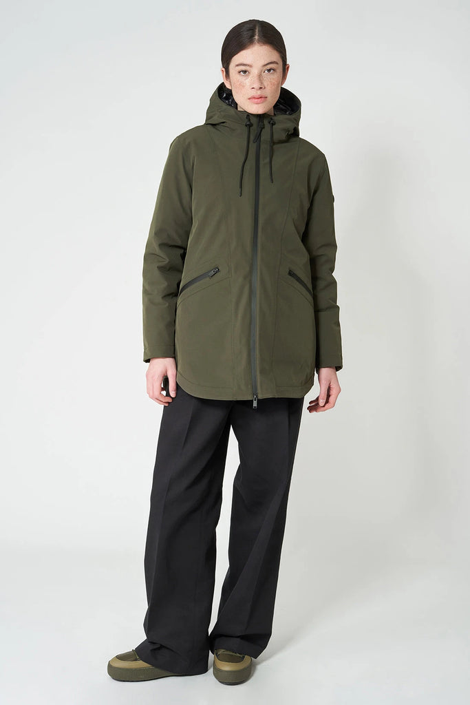 Sne Khaki Tantä Rainwear FW24