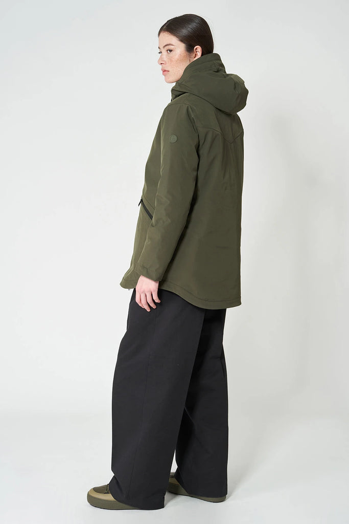 Sne Khaki Tantä Rainwear FW24