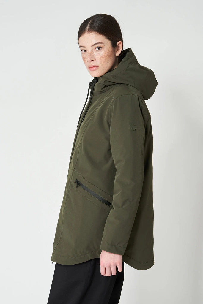 Sne Khaki Tantä Rainwear FW24