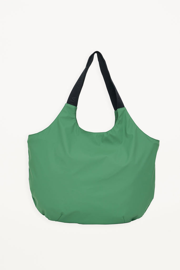 bolso shopper impermeable verde