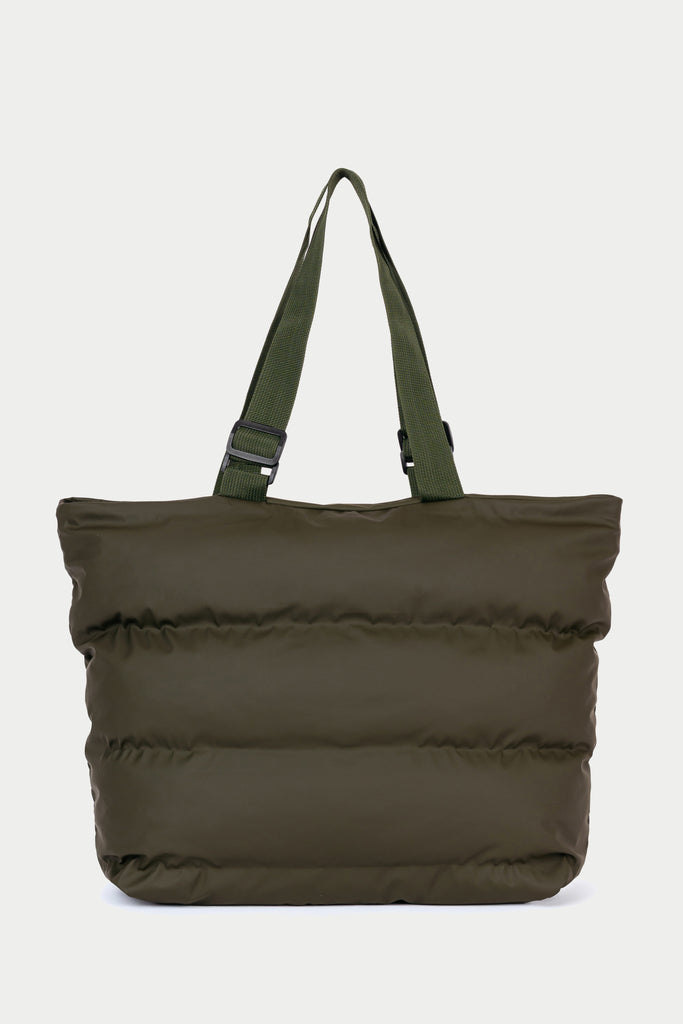 Bolso de hombro para portátil repelente al agua khaki | TANTÄ