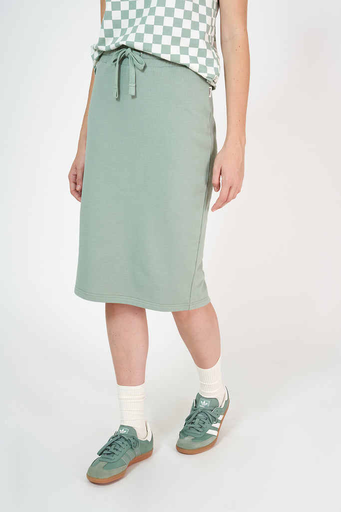 Falda Tubo Choiva en Algodón para mujer. Verde
