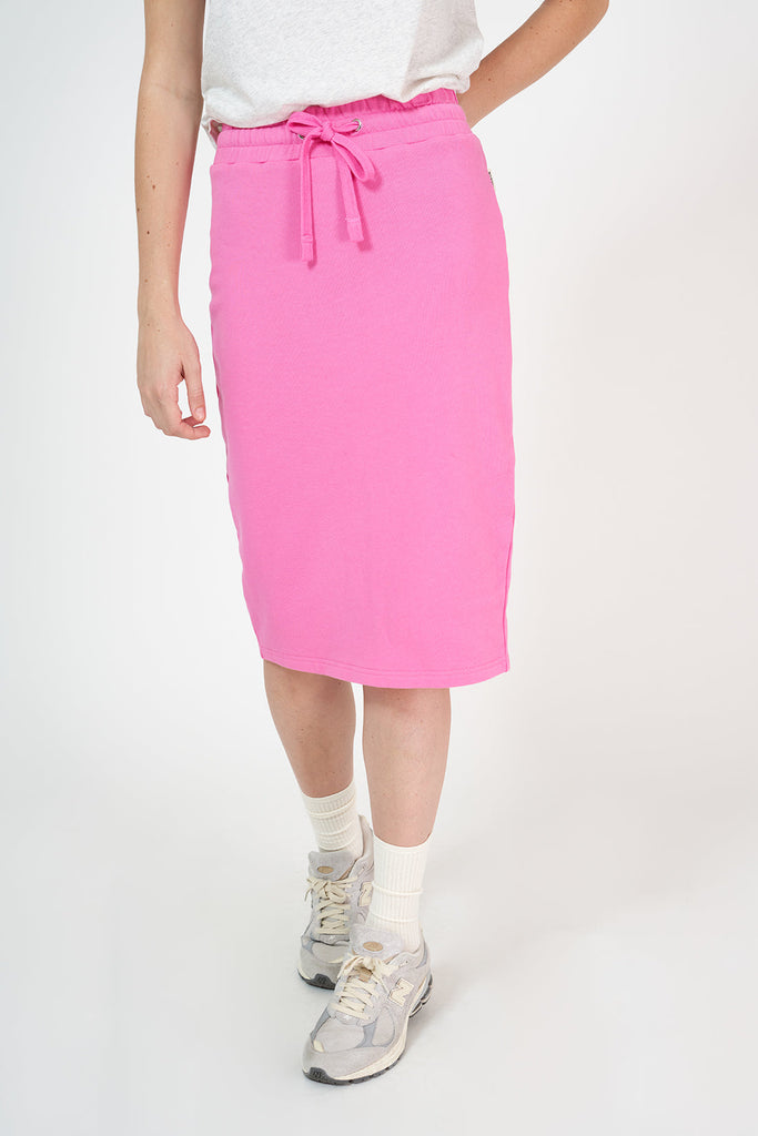 Falda Tubo Choiva en Algodón para mujer. Rosa