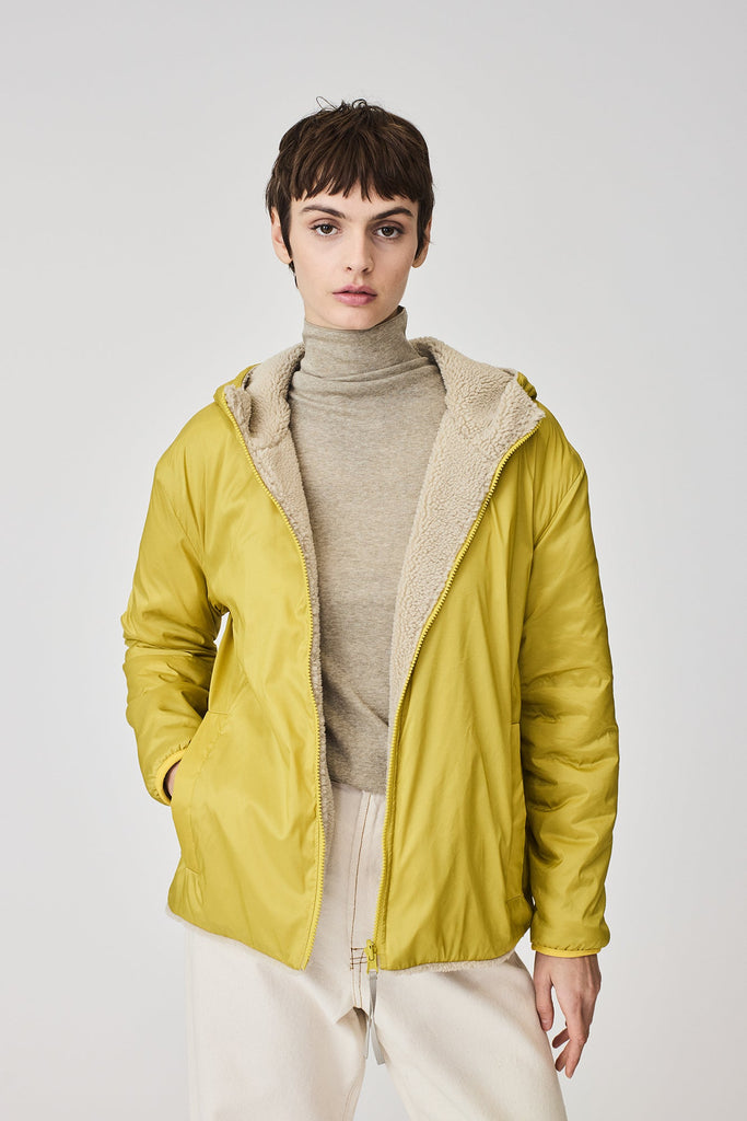 Chaqueta reversible mujer Pistacho