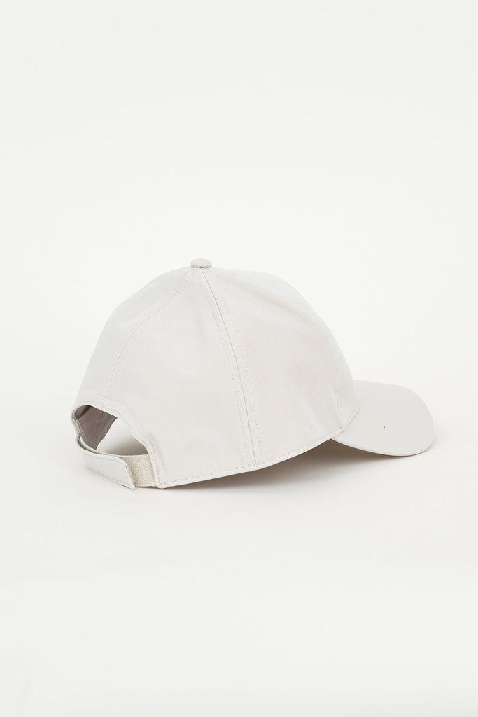 Gorra de béisbol blanca confeccionada en softshell ligero Tantä