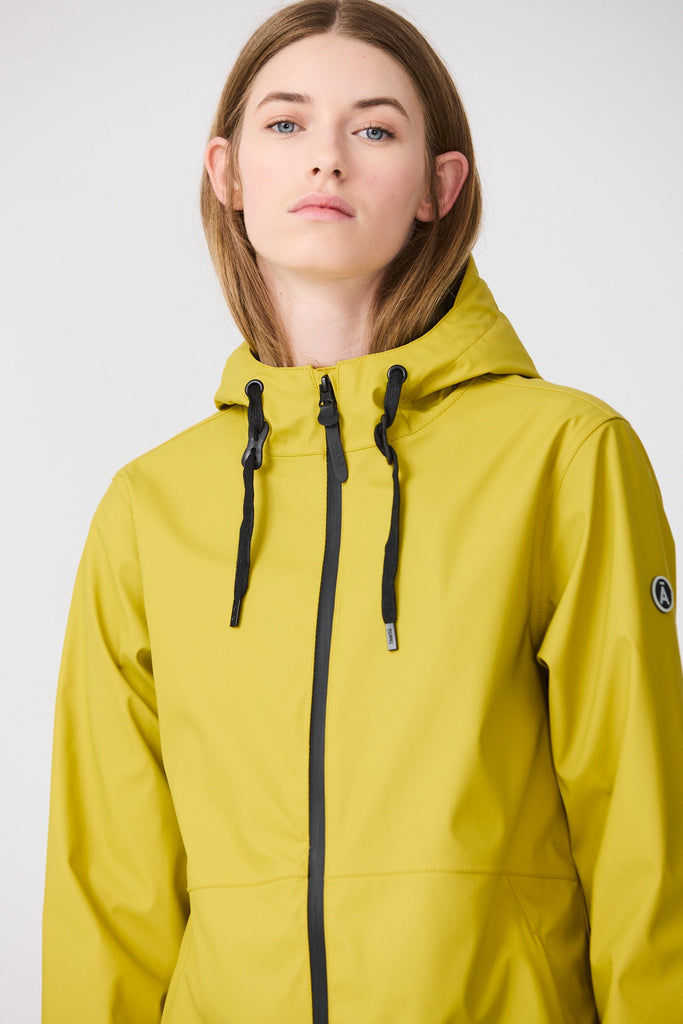 Abrigo impermeable PU Vand. Mujer