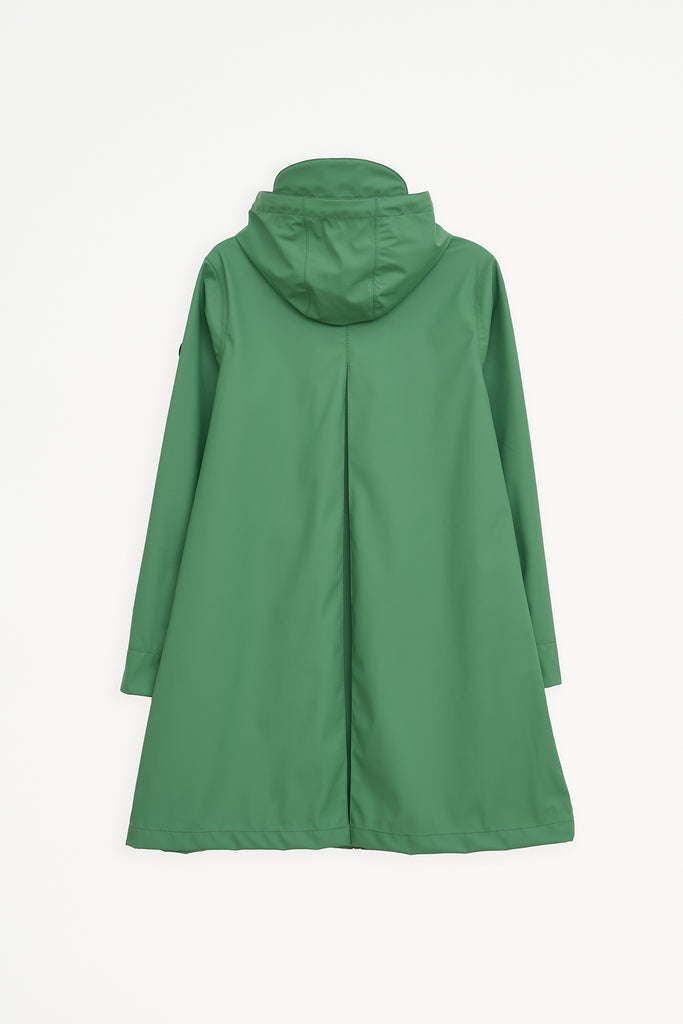 Chubasquero impermeable de mujer Nuovola de Tantä. Color verde. 