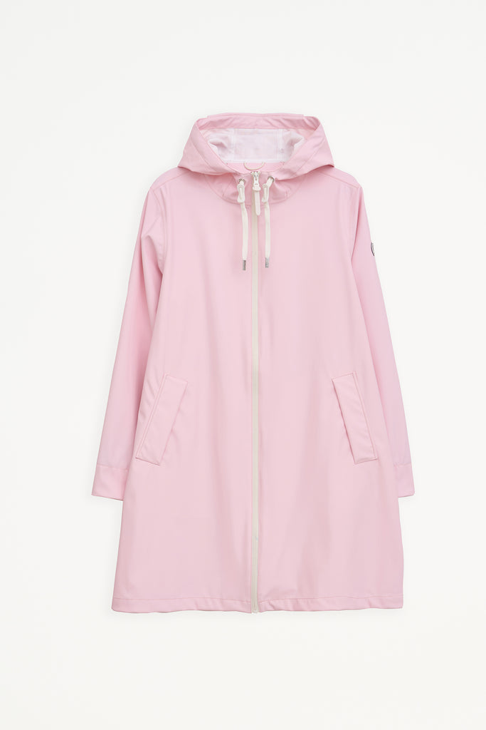 Chubasquero impermeable de mujer Nuovola de Tantä. Color rosa