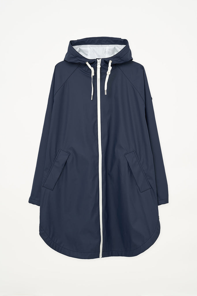 Chubasquero Impermeable de mujer Tantä SKY. Color Azul Marino