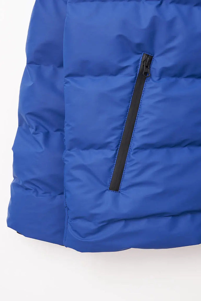 Abrigo impermeable acolchado de hombre tipo plumas Tantä Azul eléctrico