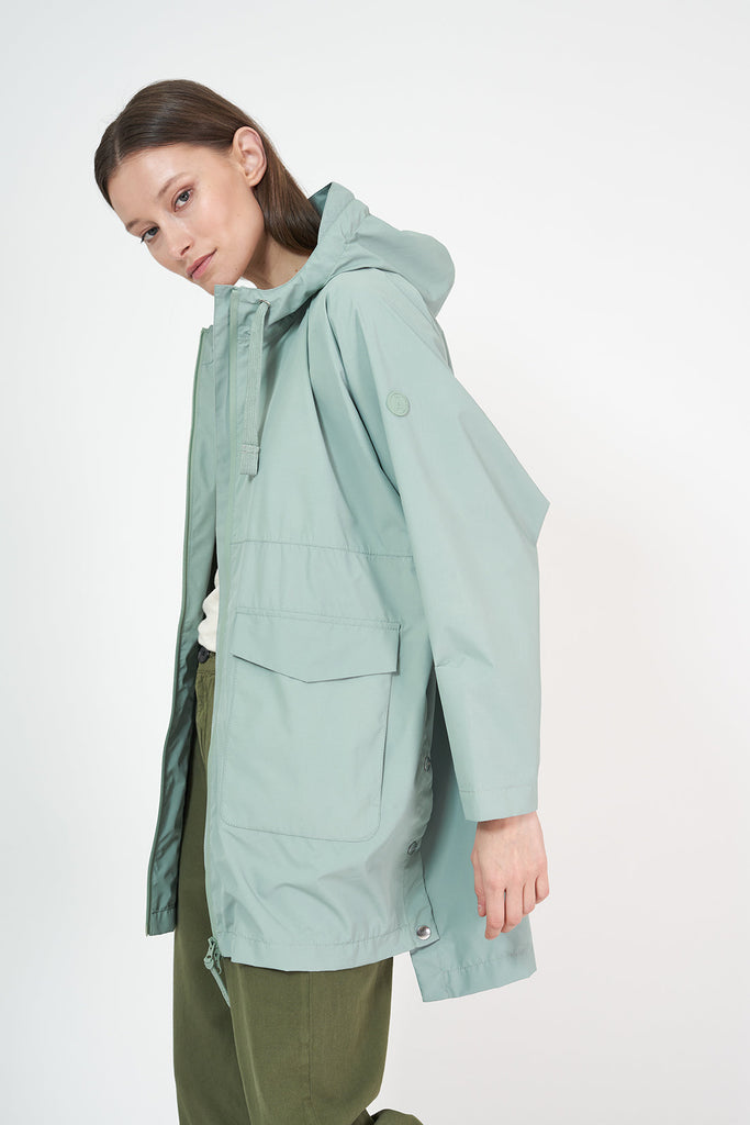Poncho impermeable Rominjati Tantä verde