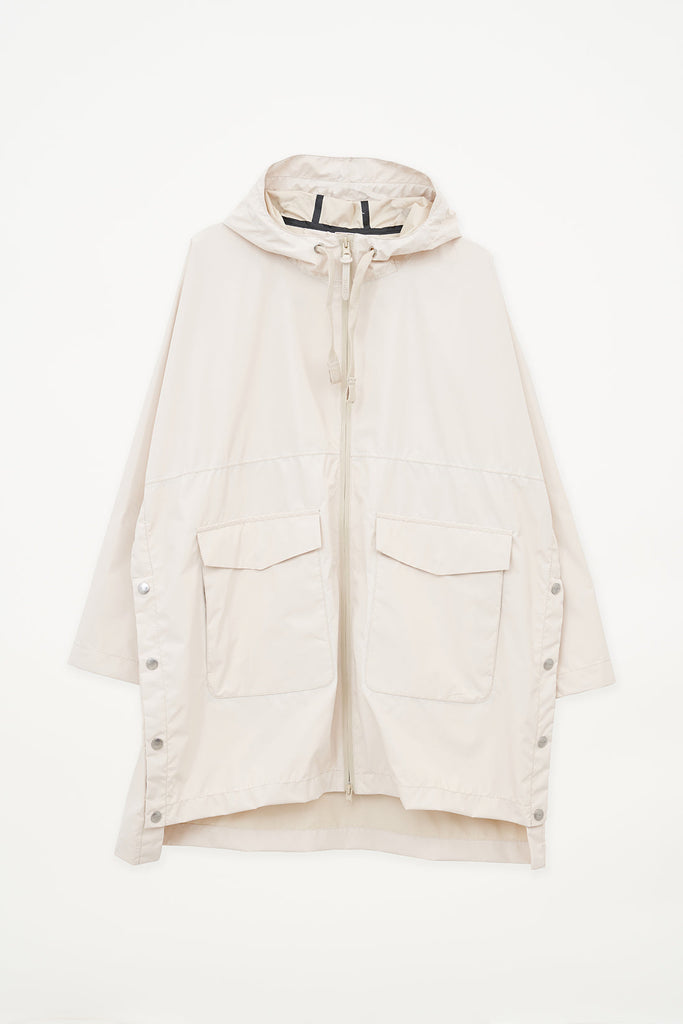 Poncho impermeable Rominjati de mujer Blanco