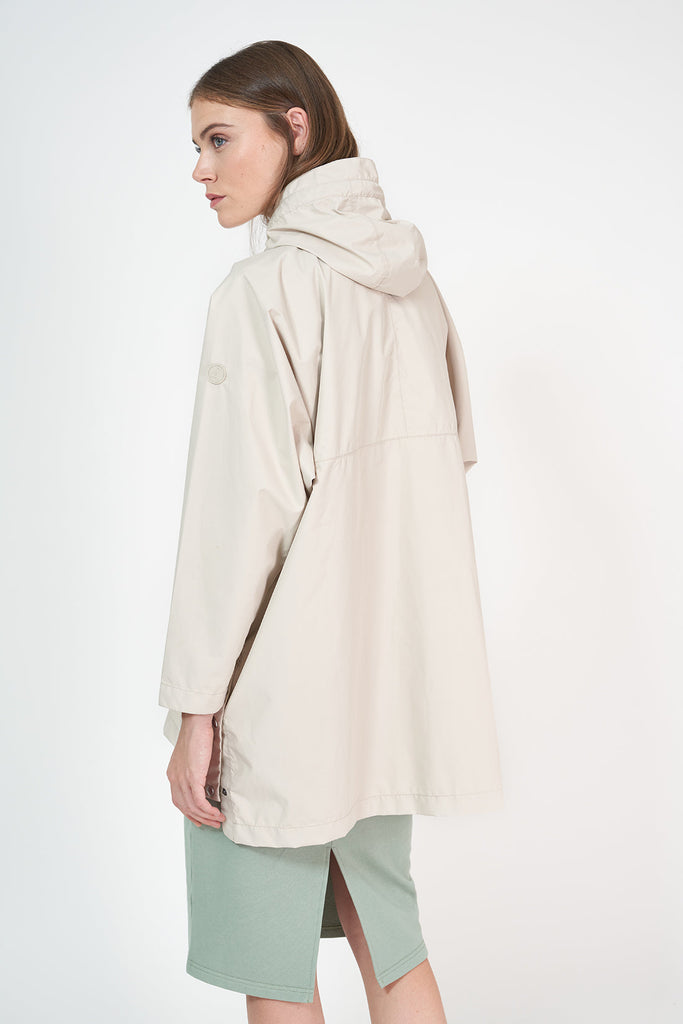 Poncho impermeable Rominjati de mujer Blanco