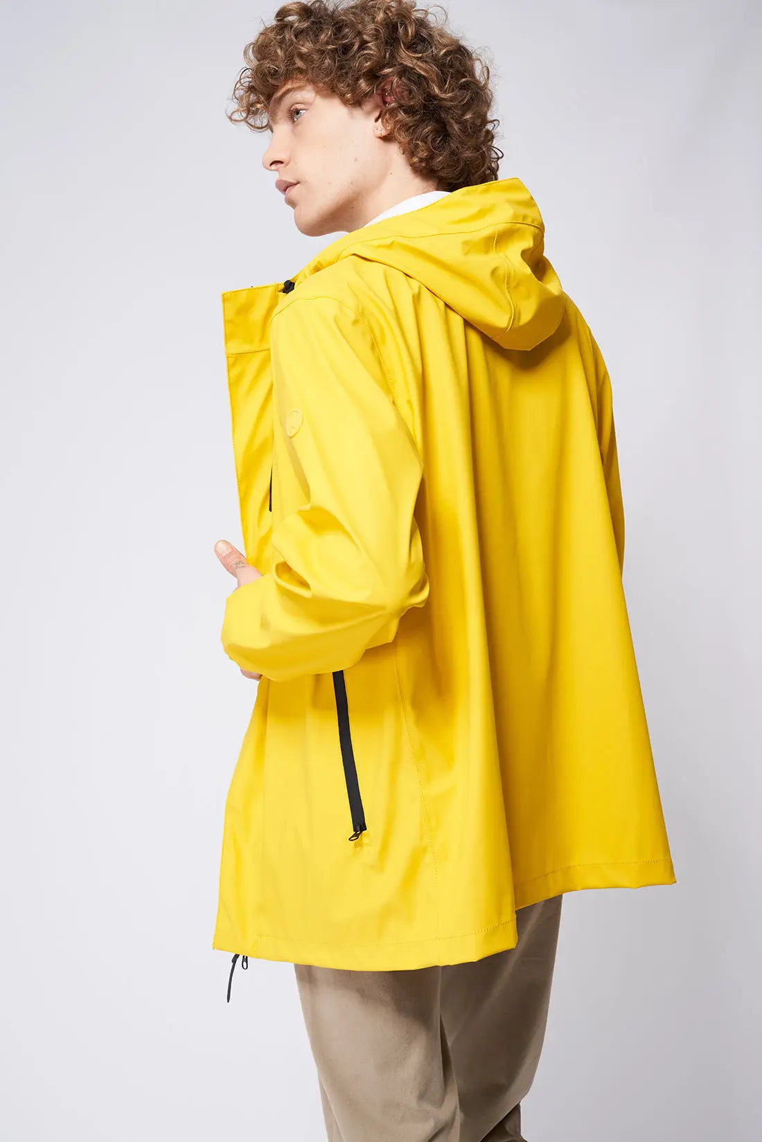 Impermeable Chubasquero Amarillo Hombre Chubasquero O Impermeable