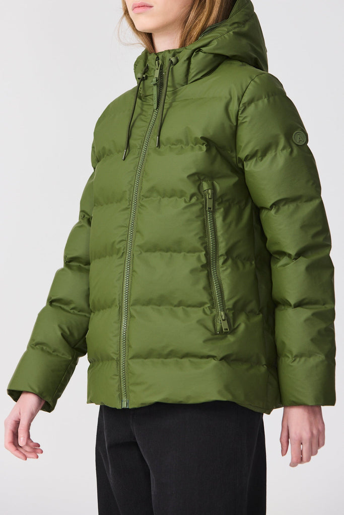 Plumífero Nieve Impermeable Mujer Verde