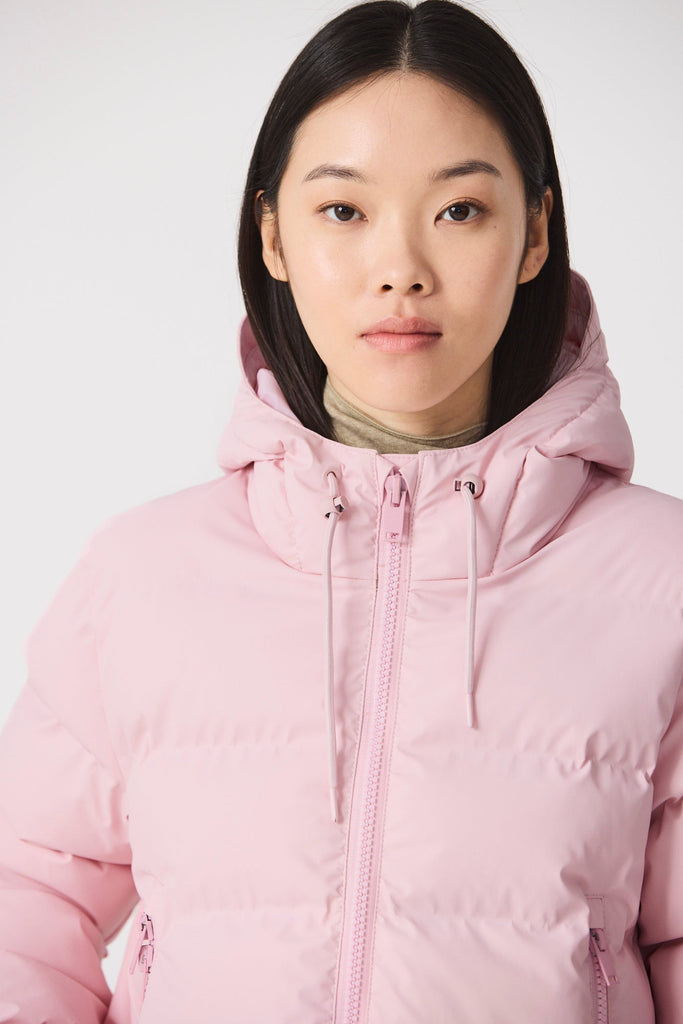 Plumífero Impermeable Mujer Rosa