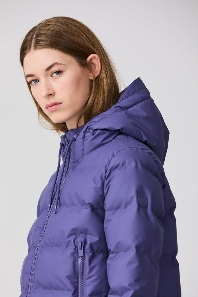 Plumífero Impermeable Mujer Azul