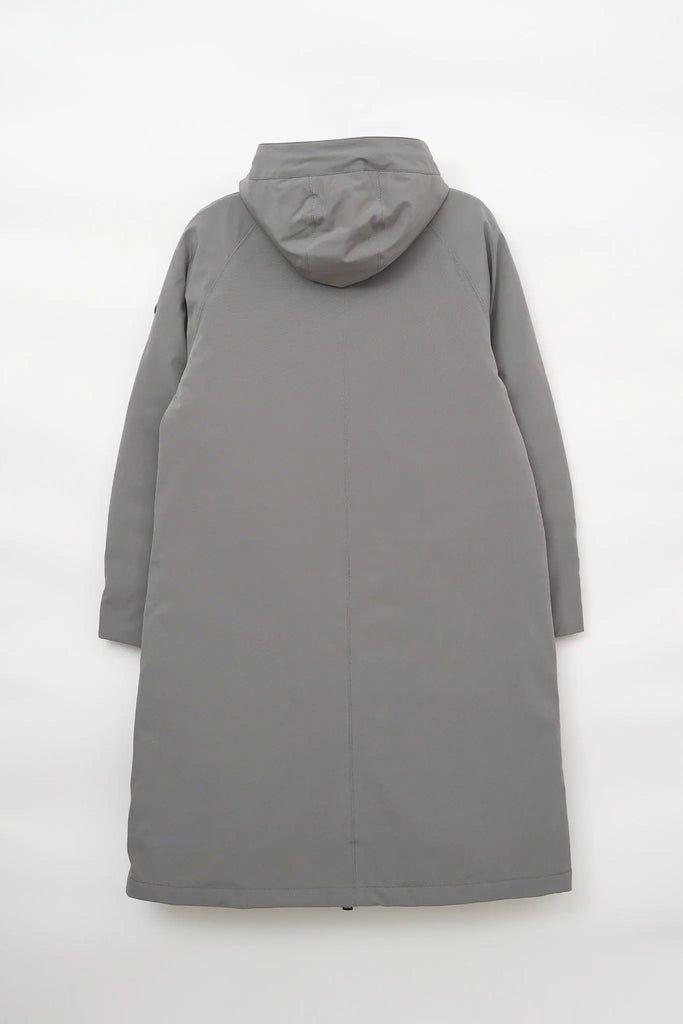Abrigo Impermeable de mujer Tantä Pfutze transpirable sin plumas gris