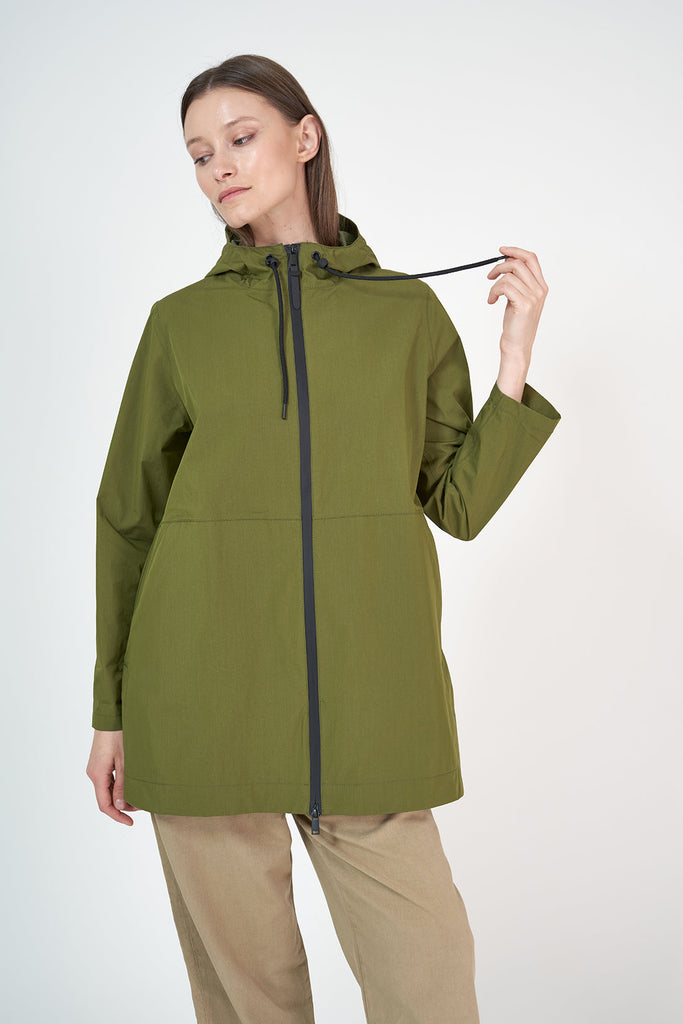  Chaqueta Impermeable Platzregen de Algodón en verde de mujer	 Chaqueta Impermeable Platzregen de Algodón en verde de mujer