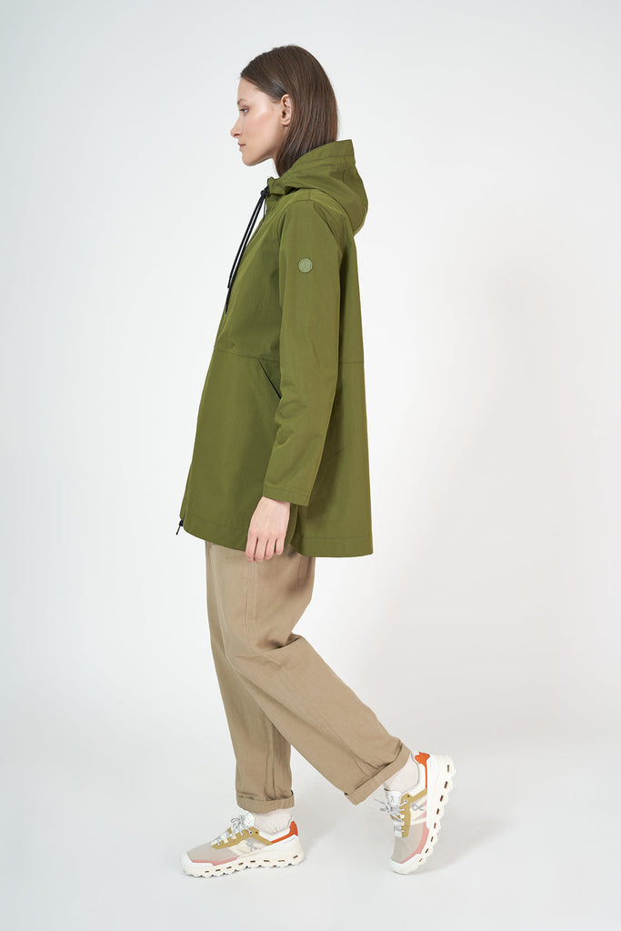  Chaqueta Impermeable Platzregen de Algodón en verde de mujer	 Chaqueta Impermeable Platzregen de Algodón en verde de mujer