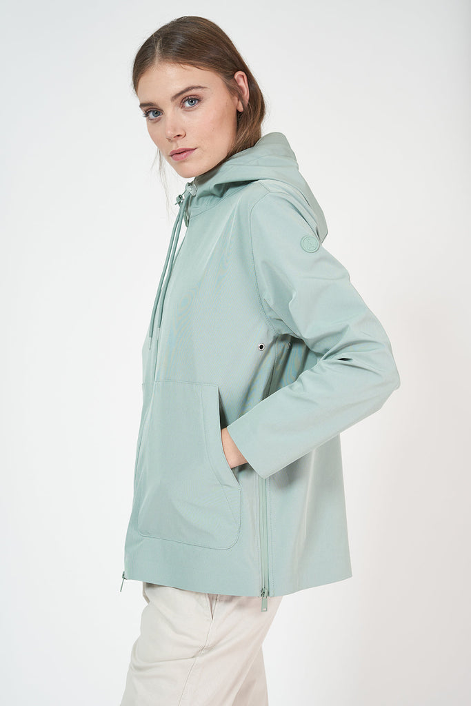Chaqueta Impermeable Aiguat de Softshell mujer. Verde