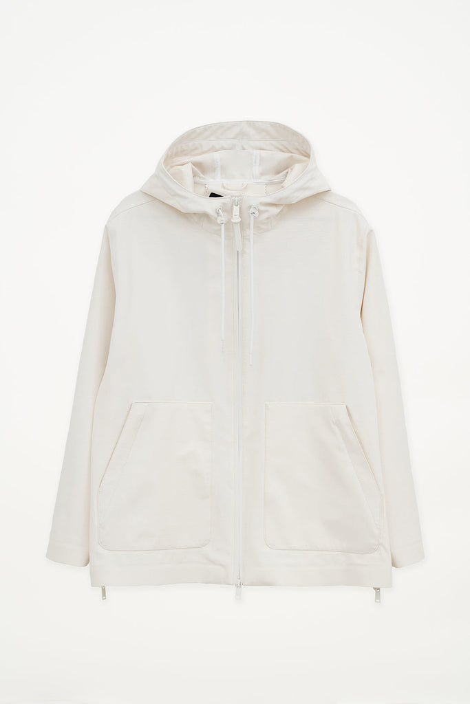 Chaqueta Impermeable Aiguat de Softshell para mujer. Blanca