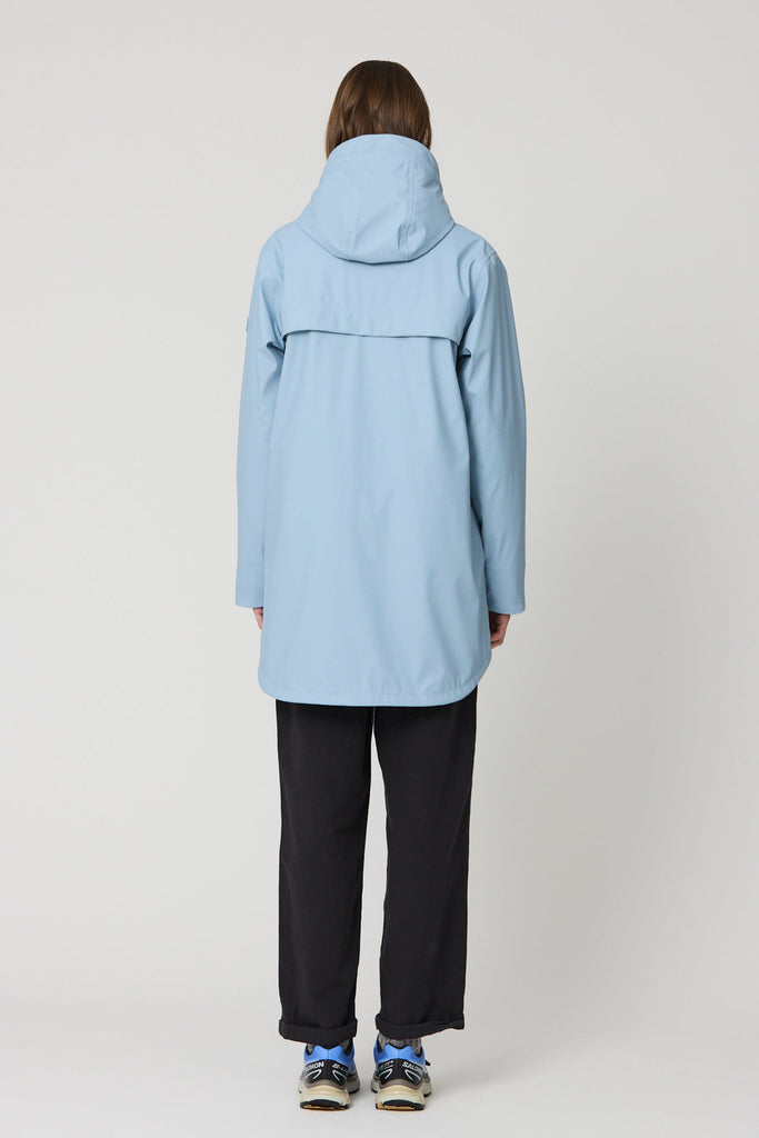 100% waterproof jacket with taped seams Ashley Blue – Tantä Rainwear