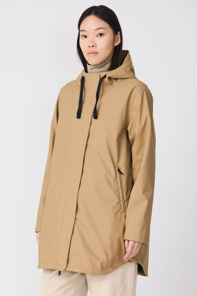 Chaqueta impermeable Snow Mujer amarillento