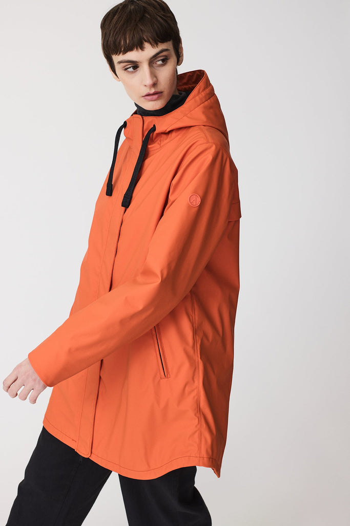Chaqueta impermeable Snow Mujer naranja