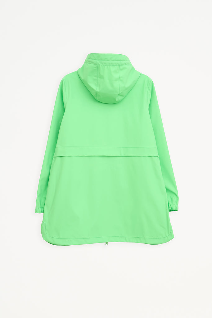  Chaqueta impermeable Brouillard de Mujer Tantä. Color verde menta. 