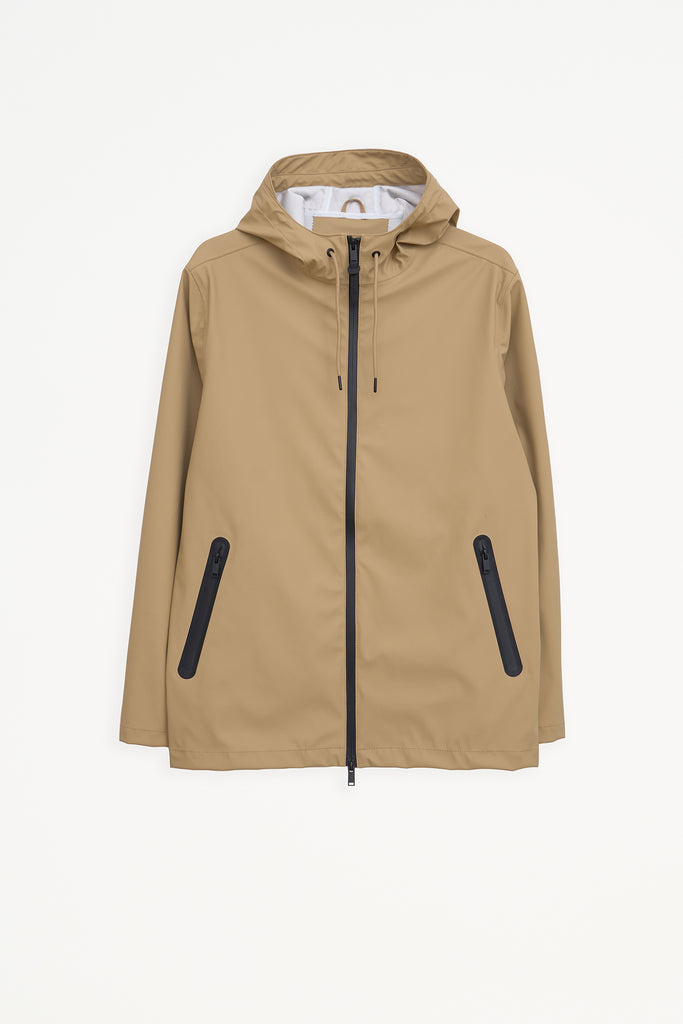 Chaqueta impermeable Ulap de hombre Tantä Beige