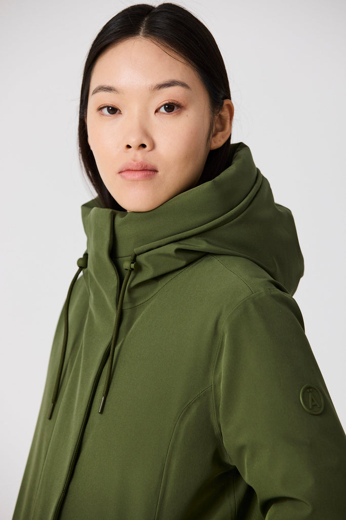 Abrigo Softshell Impermeable Transpirable Mujer