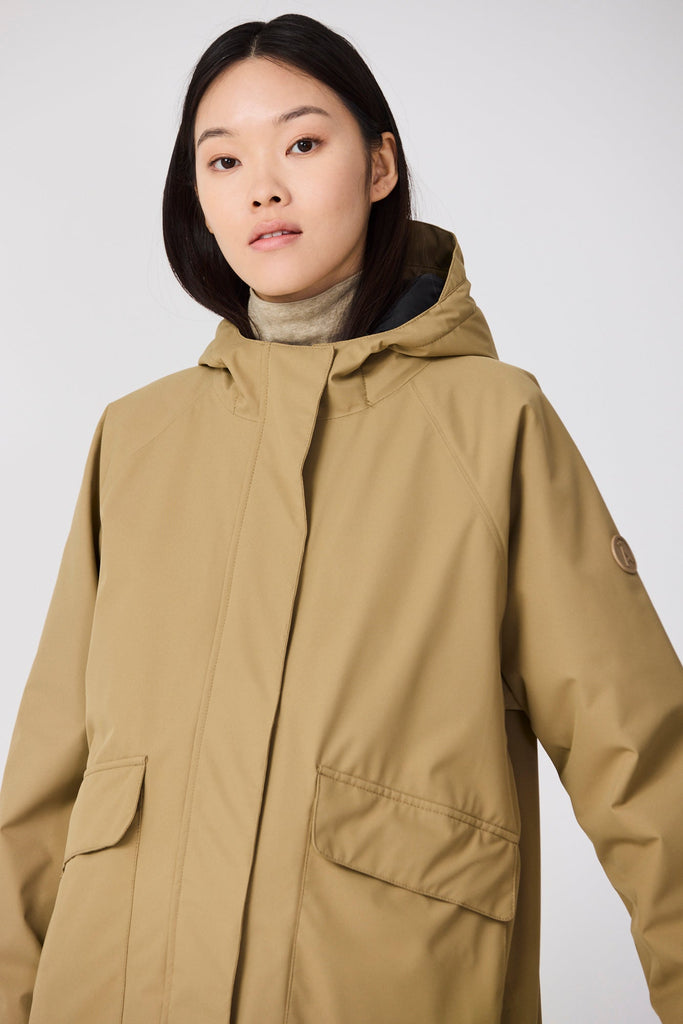 Abrigo impermeable Mujer costuras selladas.