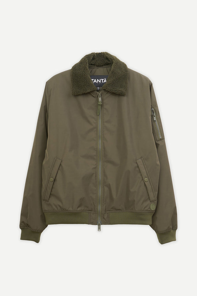 Chaqueta Ino impermeable mujer oliva