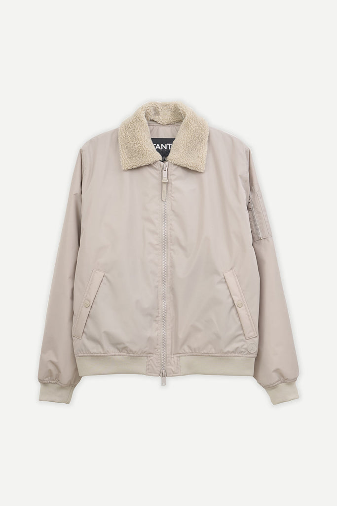 Chaqueta impermeable mujer Gris