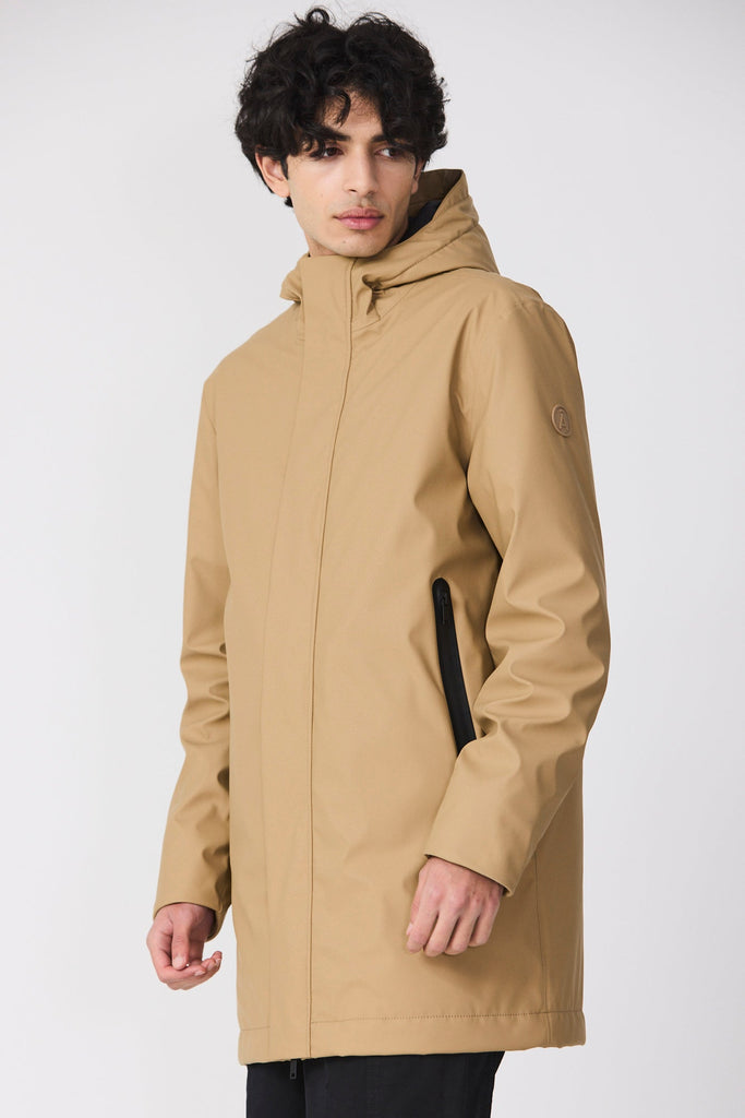 Abrigo Impermeable hombre Marrón